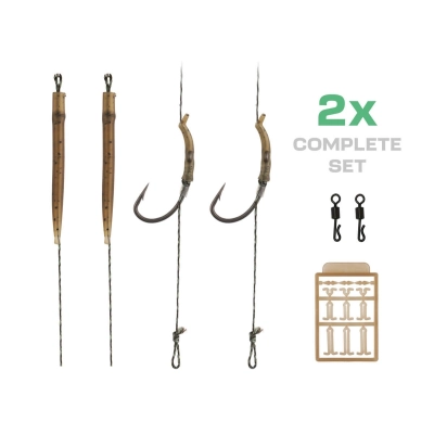 ZFISH Przypon Curve Shank Carp Rig Rozmiar 6