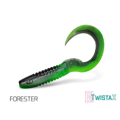 Sztuczna przynęta/guma Delphin TwistaX Eeltail UVs / 6cm/FORESTER