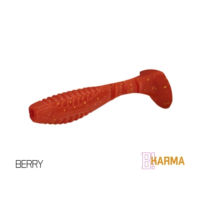 Sztuczna przynęta/guma Delphin KARMA UVs / 8cm/BERRY
