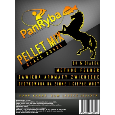 Pellet Method Feeder Mix Black Horse - Pan Ryba 1Kg