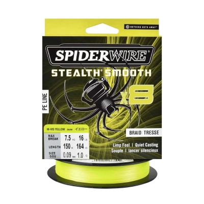 Plecionka SpiderWire SS8 Yellow 0.09mm/150m