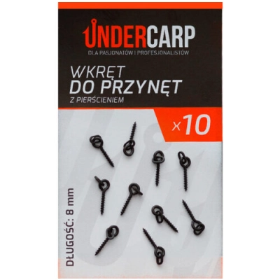 Wkręt do przynęt z pierścieniem 8 mm - UnderCarp