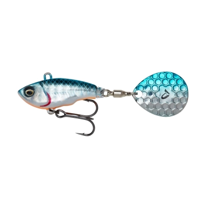 FAT TAIL SPIN 5.5CM 9G S BLUE SILVER