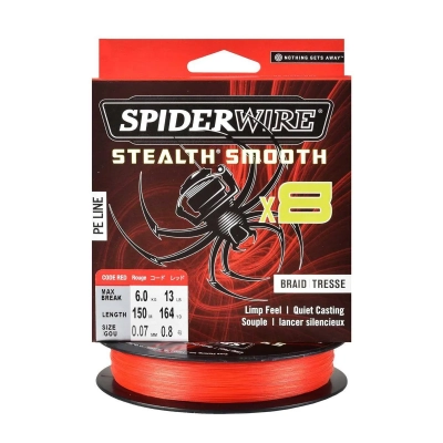 Plecionka Spiderwire SS8 Red 0.07mm/150m