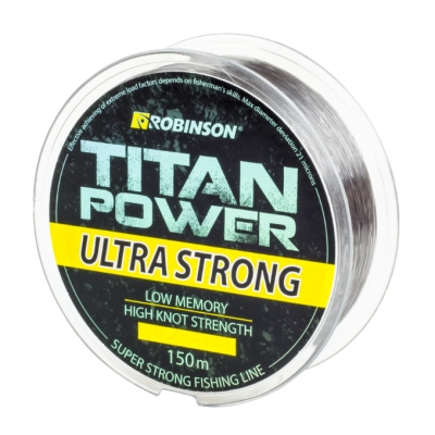 Żyłka Robinson Titan Power Ultra Strong 150m, 0.330mm, jasnoszara