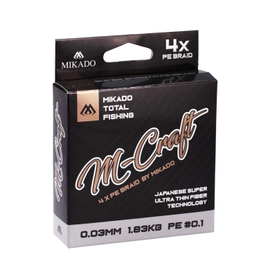 PLECIONKA - M-Craft Braid - 0.06mm/3.83kg/150m - STEEL GRAY