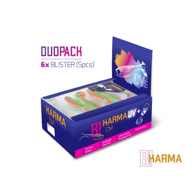 Top Mix przynęt Delphin KARMA UVs / t 8cm / Perchy + Redface + Candy + Hawai + Best