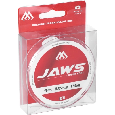 ŻYŁKA - JAWS SUPER SOFT 0.244mm/6.15kg/150m TRANSPARENTNA - op.1szt.