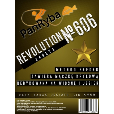 Zanęta Method Feeder 606 Revolution Kryl - Pan Ryba 1 Kg