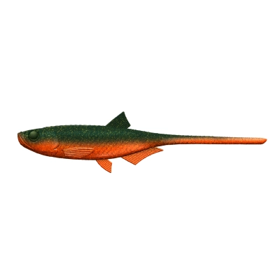LIBRA LURES - "BLEAK - SLUG TAIL 8,2"" (STANDARD PAINTED)" - 111 - ANGRY CARROT - NO TASTE