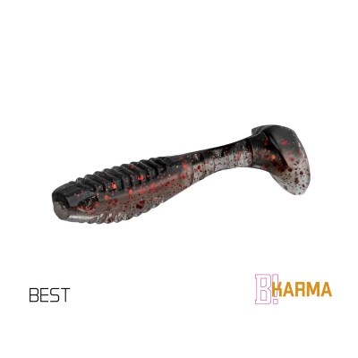 Sztuczna przynęta/guma Delphin KARMA UVs/ 5szt 8cm/RedFACE