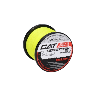 PLECIONKA - CAT TERRITORY OCTA BRAID - 0.50mm/53.3kg/600m - FLUO - op.1szp.