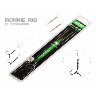 Zestaw ZFISH Fluorocarbon Ronnie Rig 4