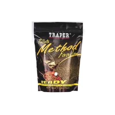 Traper M/F Pellet Ready 2mm 500g Halibut Czerwony