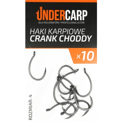 Teflonowe haki karpiowe CRANK CHODDY 8