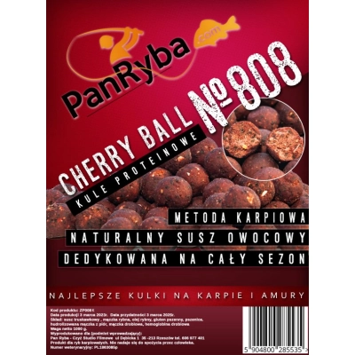 Kule Proteinowe CHERRY BALL 18 mm. Pan Ryba