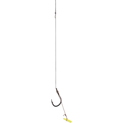 PRZYPON MF - Z PUSH STOPEM - hak z zadziorem nr 4 / plecionka: 0.16mm/10cm - op.8szt.
