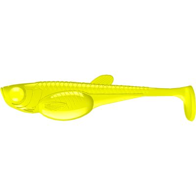 LIBRA LURES - EMBRION SHAD 3" - 006 HOT YELLOW - FISH