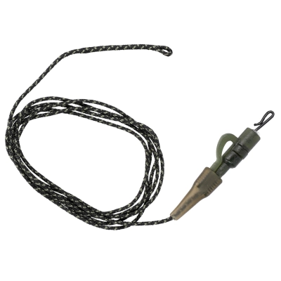 PRZYPON - ZESTAW KARPIOWY - LEADCORE 80CM Z BEZPIECZNYM KLIPSEM 2 - op.2szt.