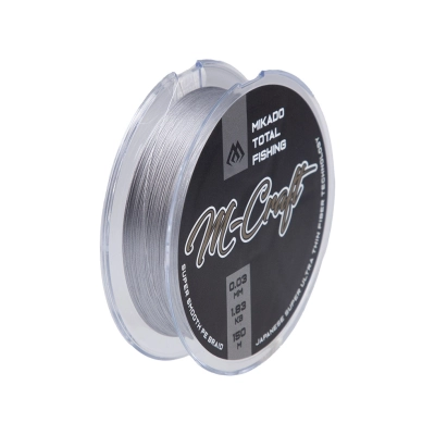 PLECIONKA - M-Craft Braid - 0.08mm/4.51kg/150m - STEEL GRAY - op.1szp.