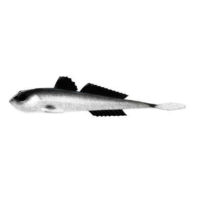 LIBRA LURES - GOBIO 7,3" (CUSTIOM PAINTED) - 002 - GHOST - NO TASTE - PRZYNĘTA DO VERTICALA