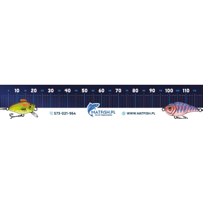 MIARKA WĘDKARSKA MATFISH.PL 120x20cm