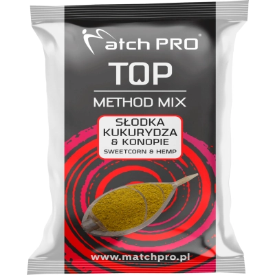 METHODMIX SŁODKA KUKURYDZA & KONOPIE Zanęta MatchPro 700g