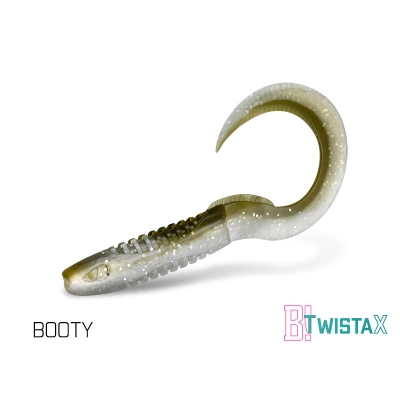 Sztuczna przynęta/guma Delphin TwistaX Eeltail UVs /  6cm/BOOTY